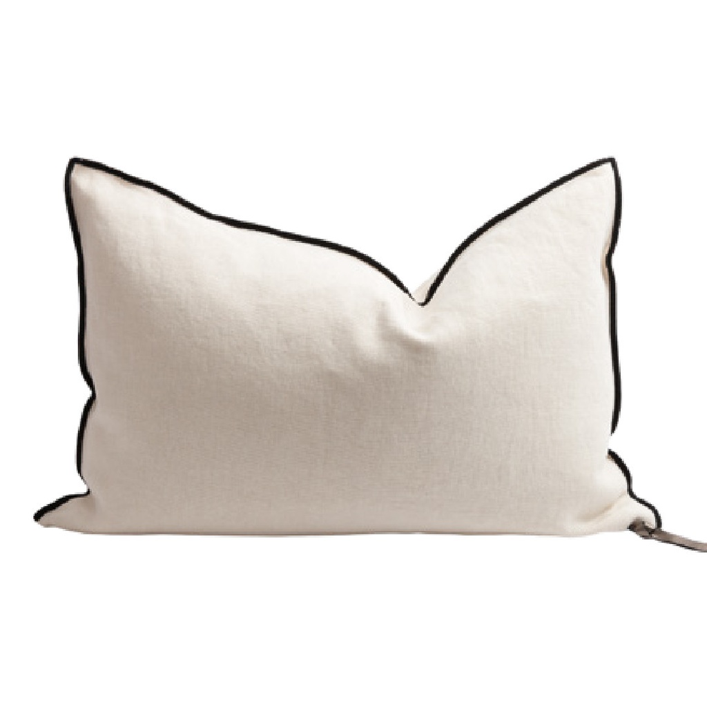 Coussin Vice Versa Lin Stone Washed - fior di latte