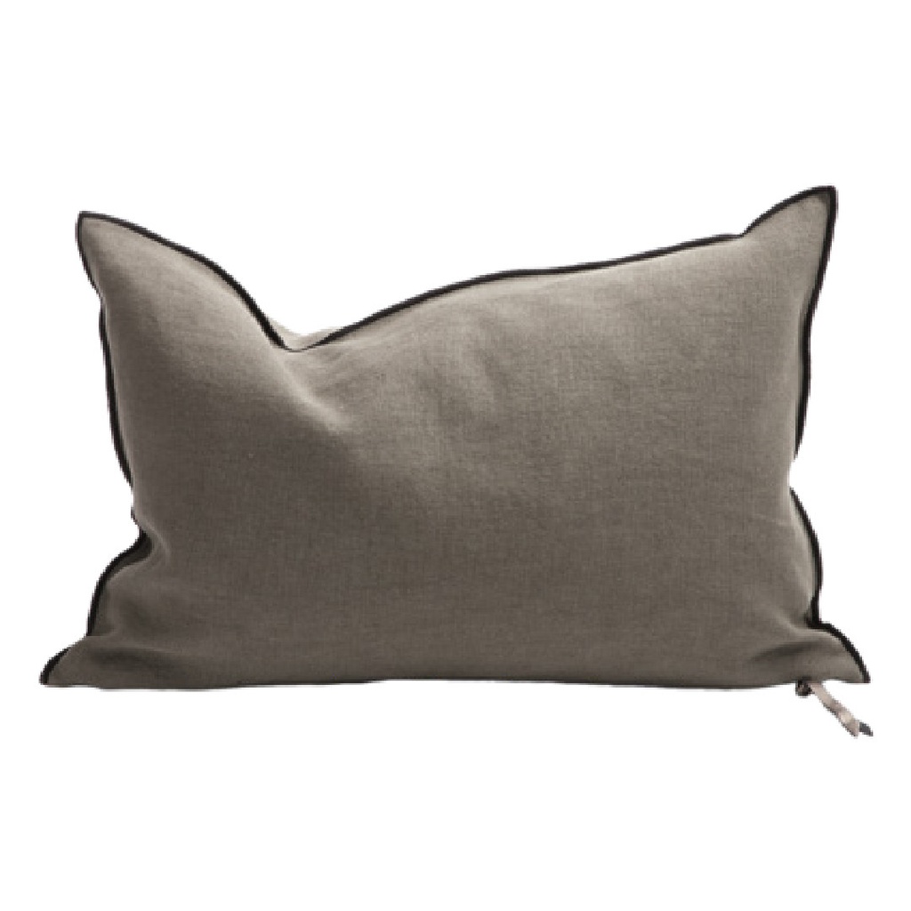 Coussin Vice Versa Lin Stone Washed - éléphant