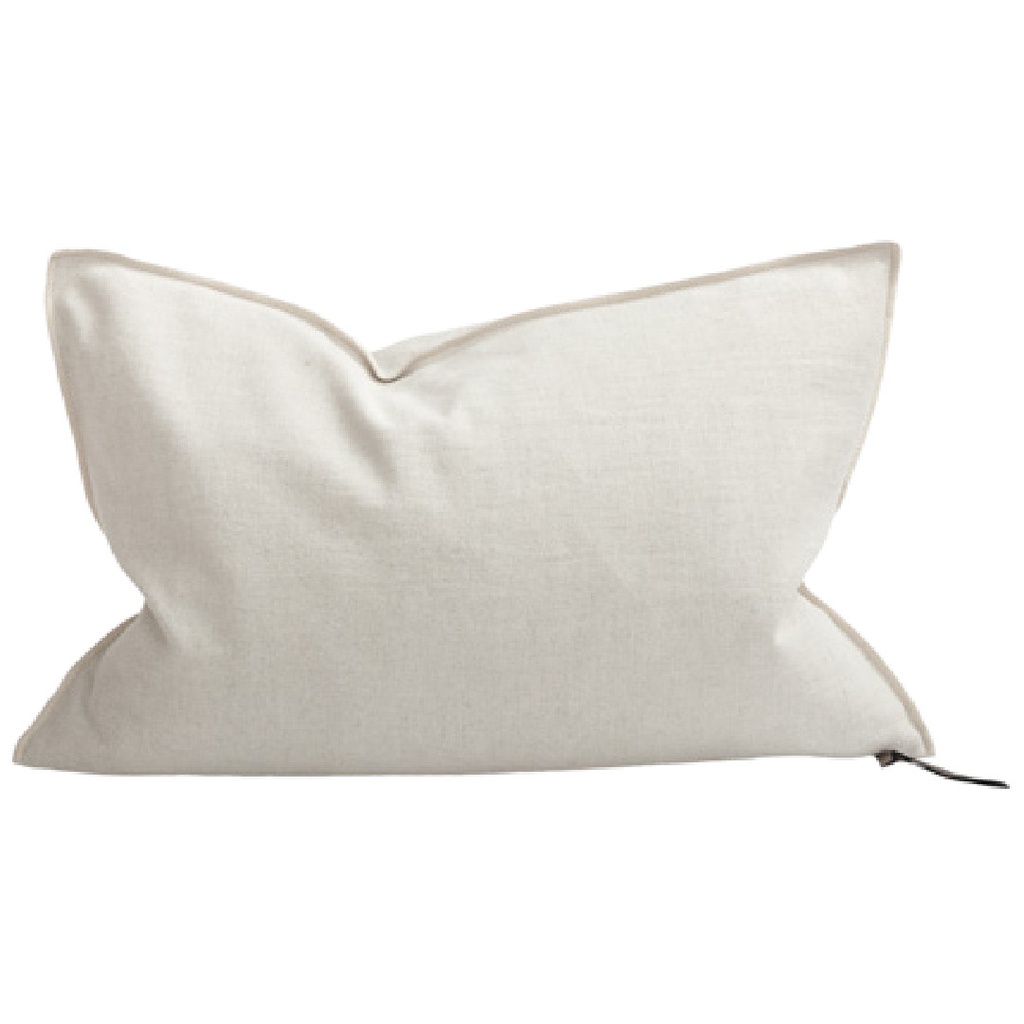 Coussin Vice Versa Toile Métis Upcyclée - crème