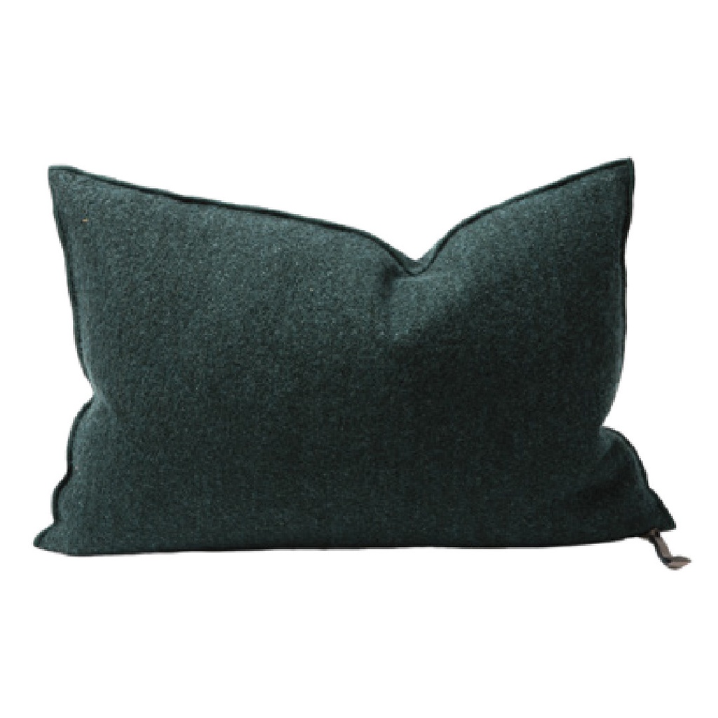 Coussin Vice Versa Toile Bouclette - canard (65 x 65 cm)