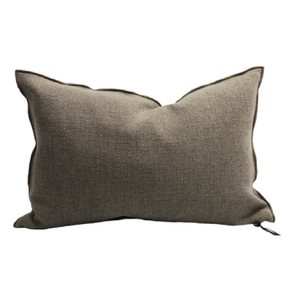 Coussin Vice Versa Toile Formentera - kaki