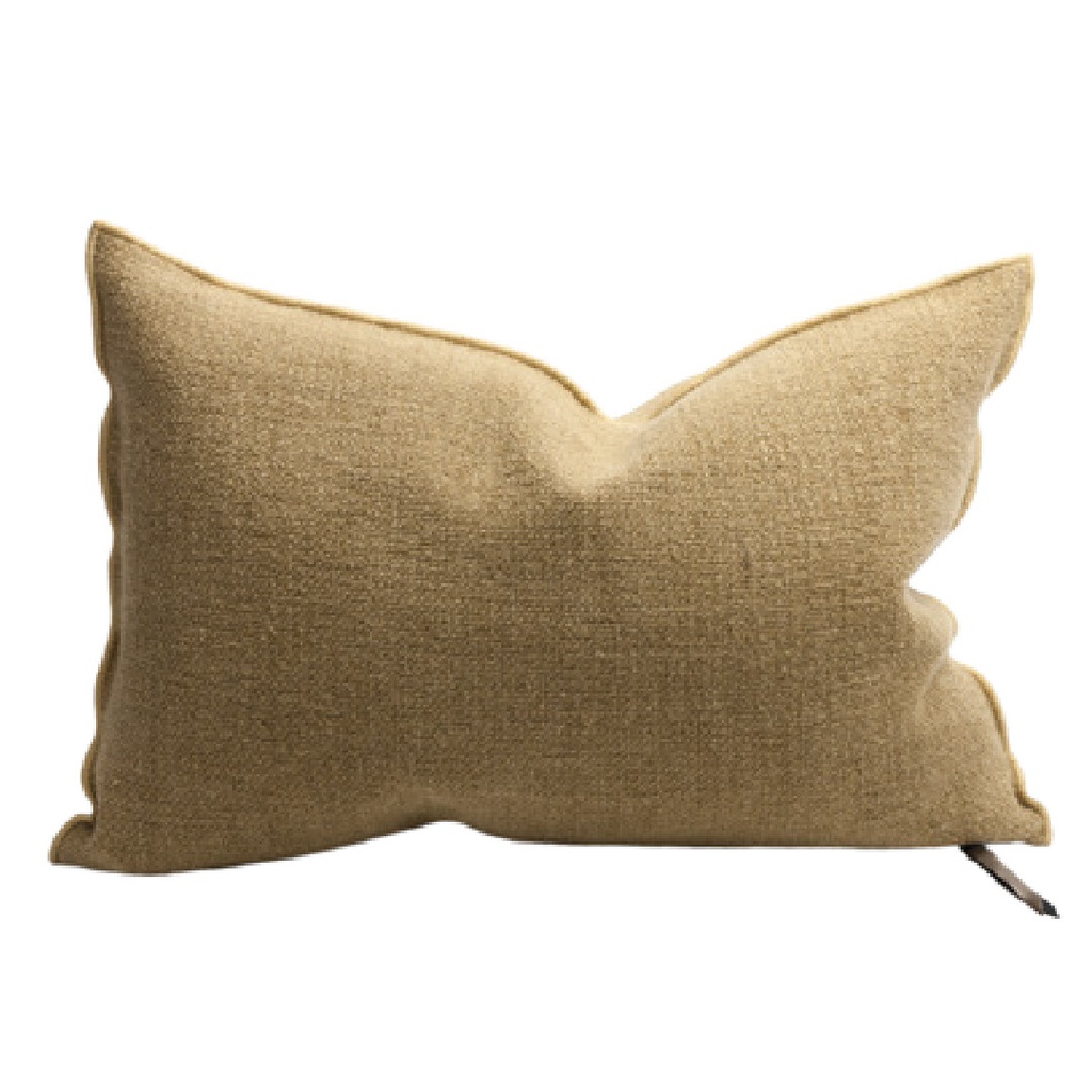 Coussin Vice Versa Toile Formentera - paille