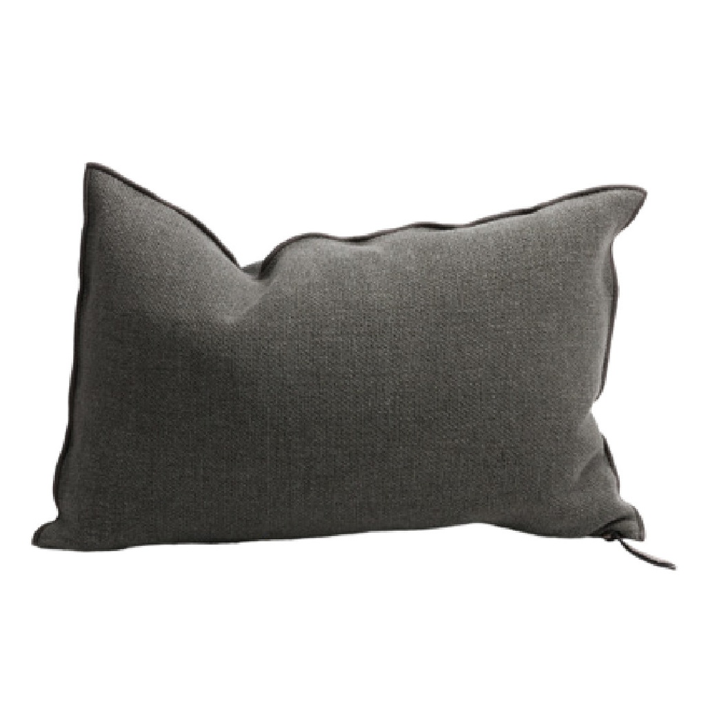 Coussin Vice Versa Toile Formentera - ardoise