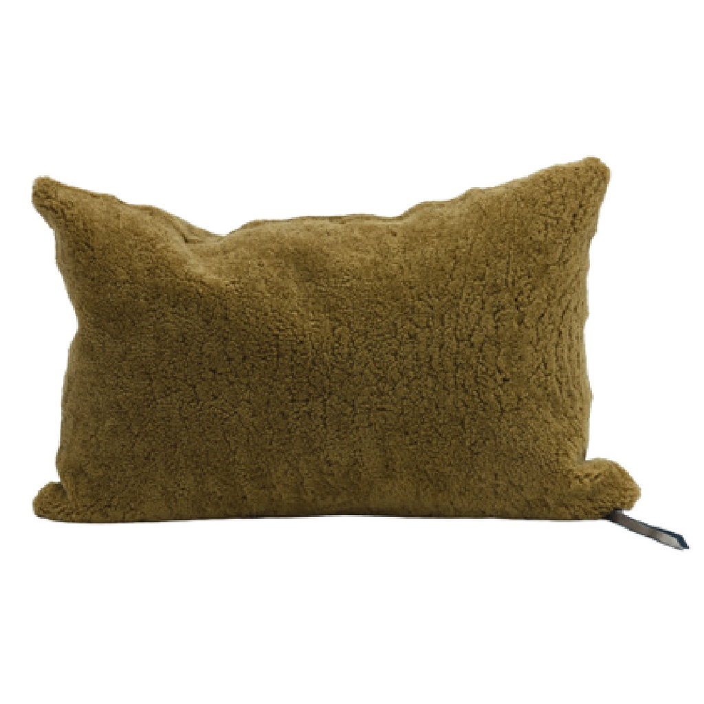 Coussin Mouton Bouclette - bronze