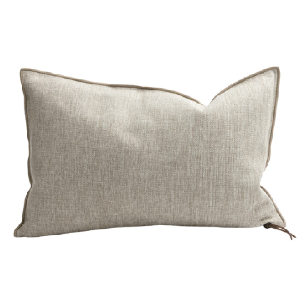 Coussin Vice Versa Toile In & Outdoor Lido - chanvre (65 x 65 cm)