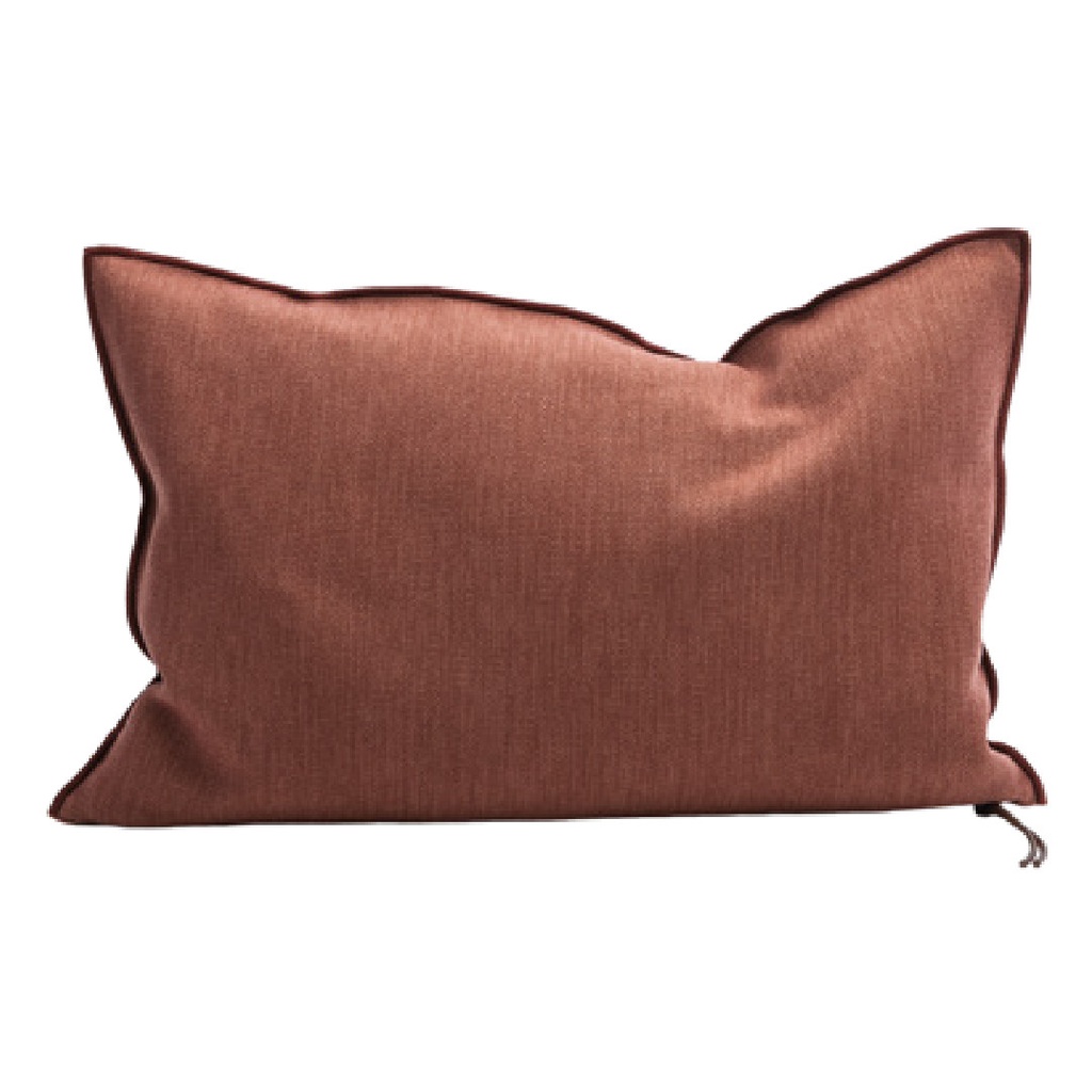 Coussin Vice Versa Toile In & Outdoor Lido - argile (65 x 65 cm)