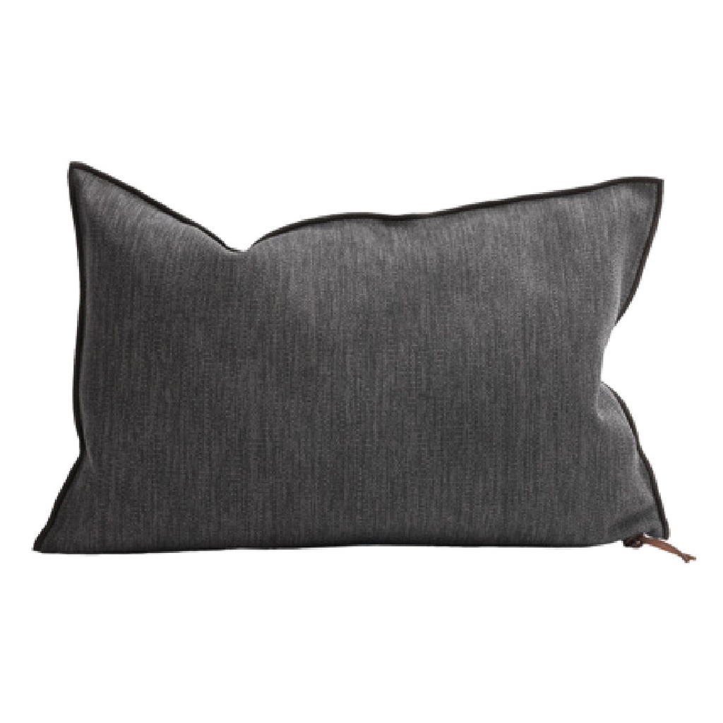 Coussin Vice Versa Toile In & Outdoor Lido - charbon