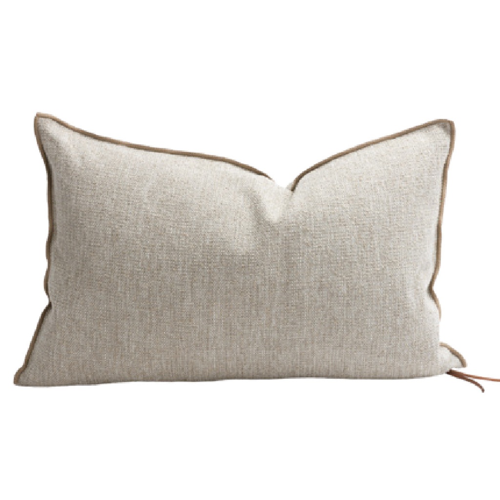 Coussin Vice Versa Toile In & Outdoor Menorca - naturel