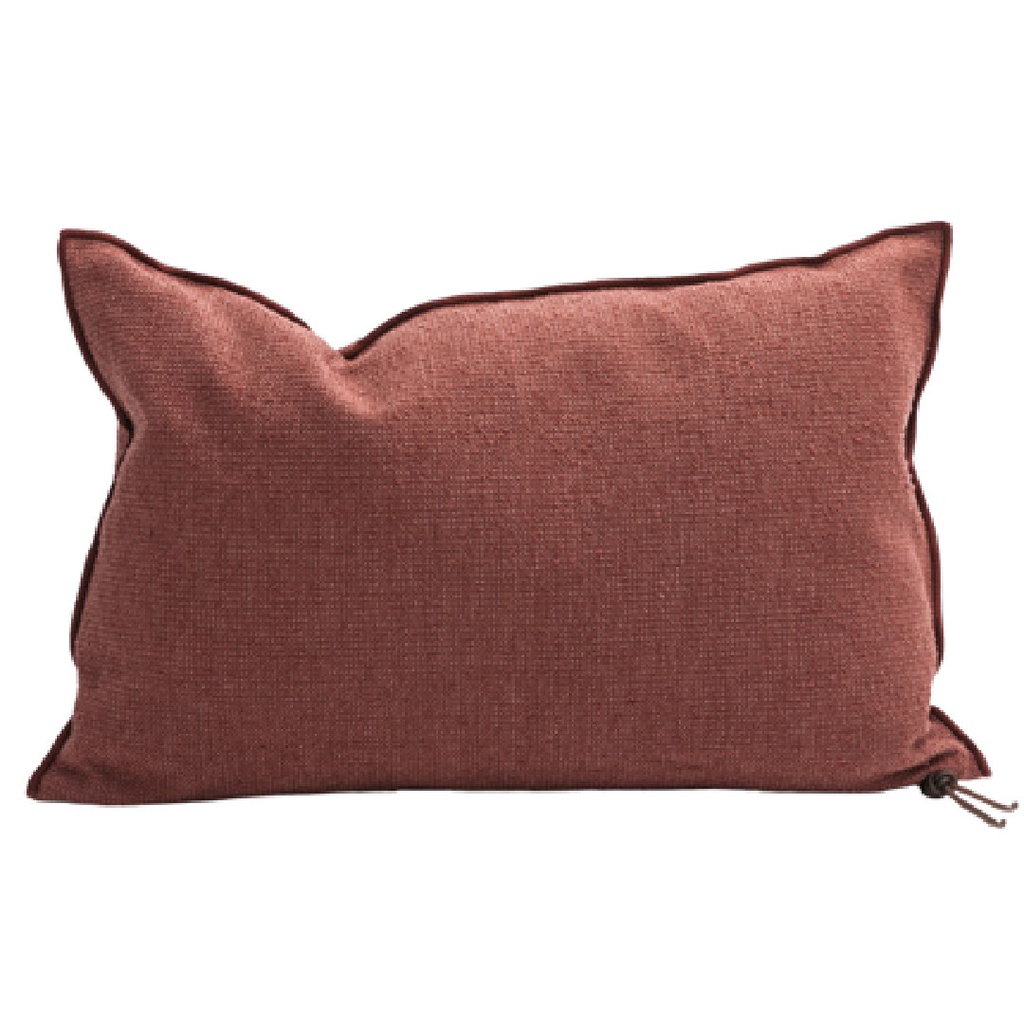 Coussin Vice Versa Toile In & Outdoor Menorca - argile