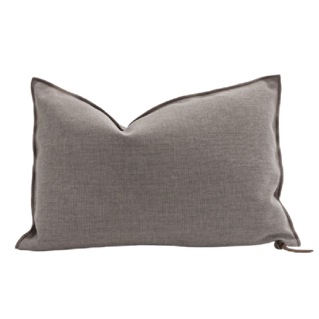 Coussin Vice Versa Toile In & Outdoor Riva - stone (65 x 65 cm)