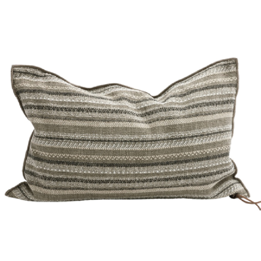 Coussin Vice Versa Toile In & Outdoor Santa Fe - écorce