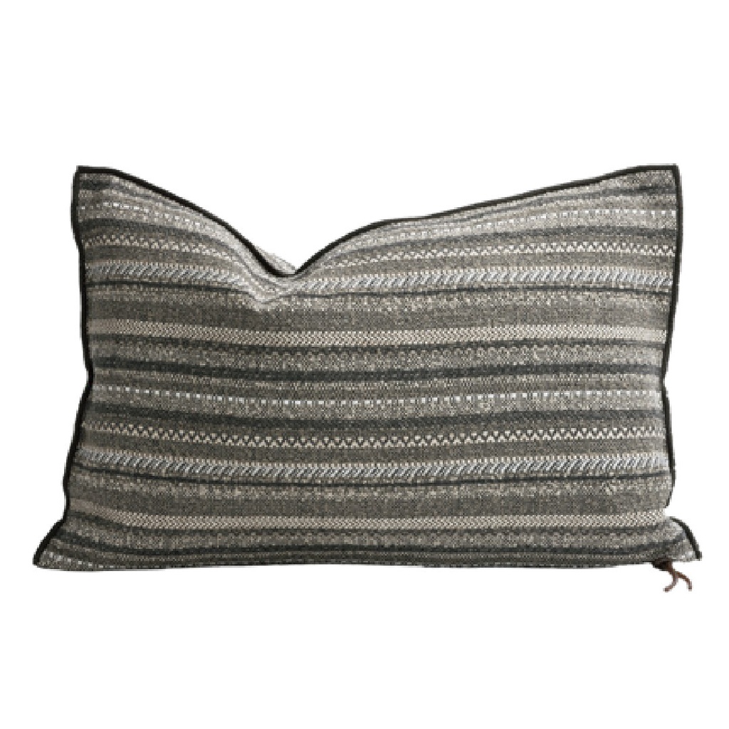 Coussin Vice Versa Toile In & Outdoor Santa Fe - charbon