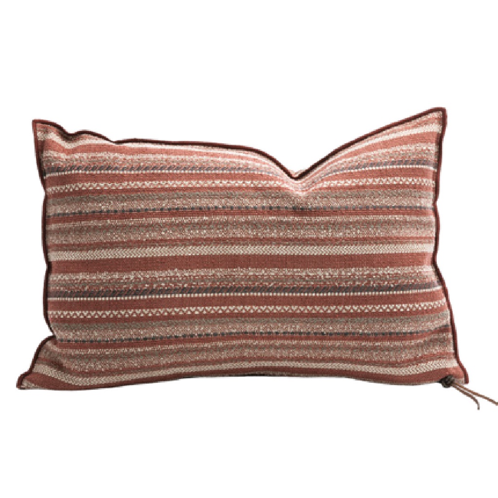 Coussin Vice Versa Toile In & Outdoor Santa Fe - argile (65 x 65 cm)