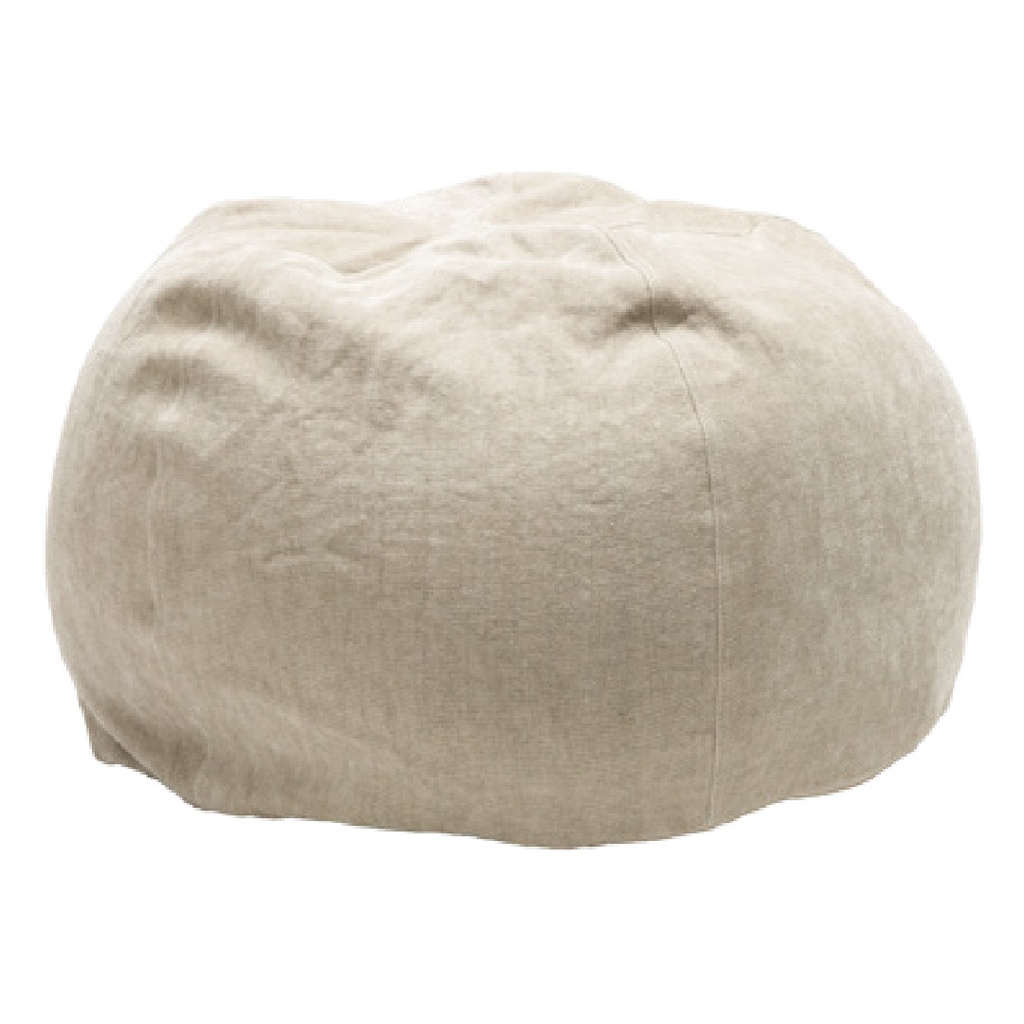Pouf Bulle Chenille Soft Washed - ciment (40 x 60 cm)