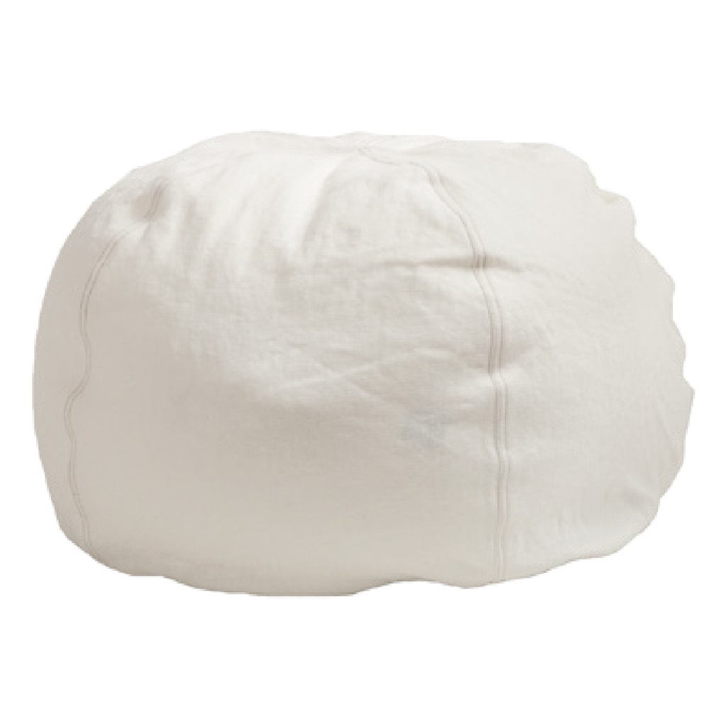 Pouf Bulle Chenille Soft Washed - off white (40 x 60 cm)