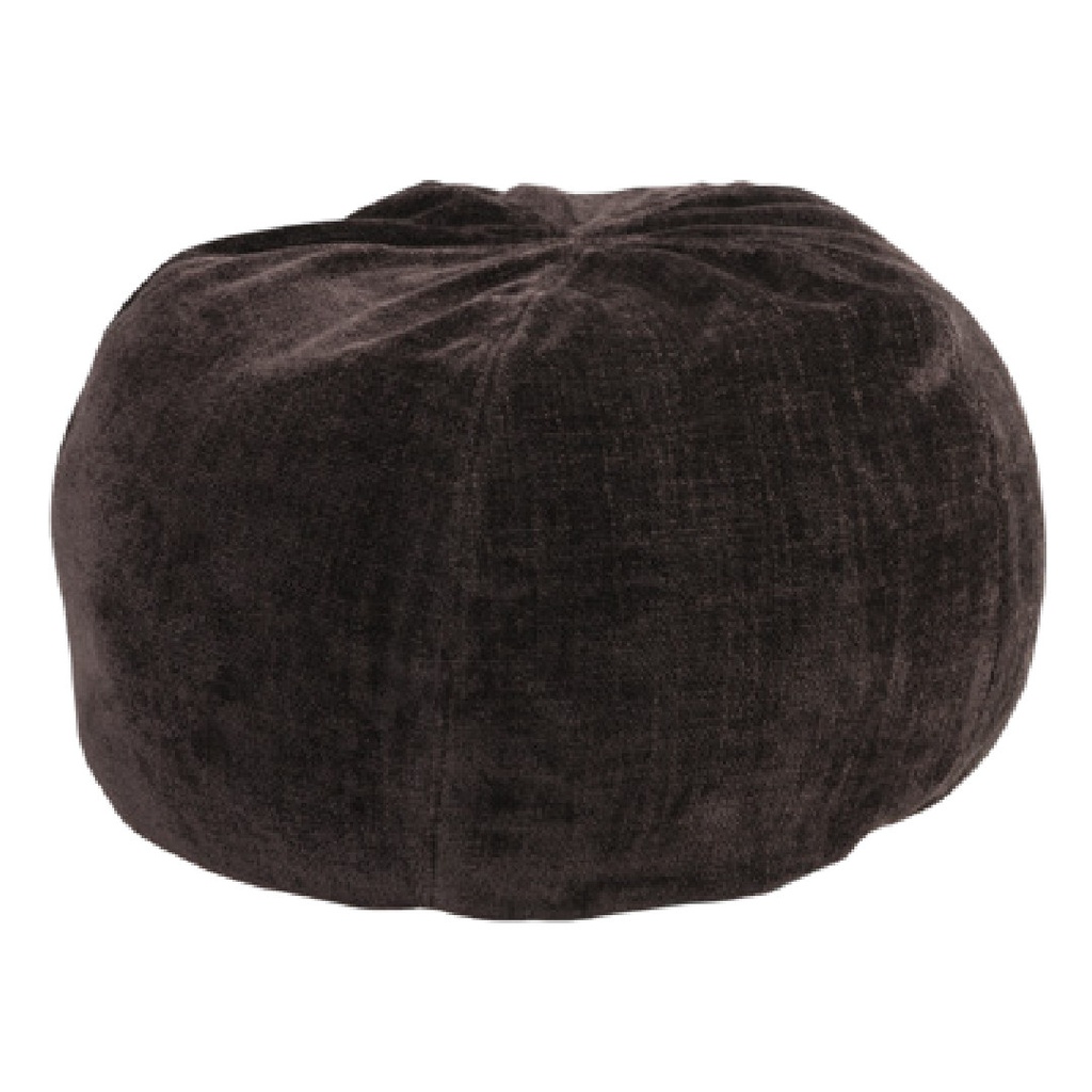 Pouf Bulle Chenille Visconti - brown berry (40 x 60 cm)