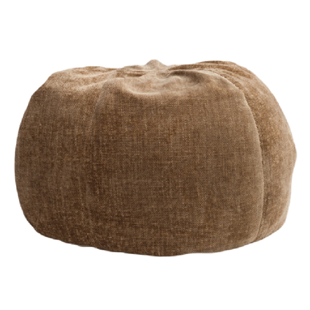 Pouf Bulle Chenille Visconti - terracotta (40 x 60 cm)