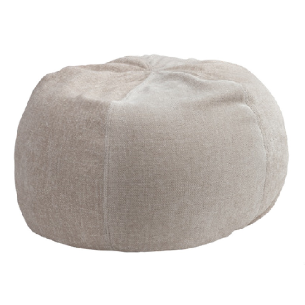 Pouf Bulle Chenille Visconti - tourterelle (40 x 60 cm)