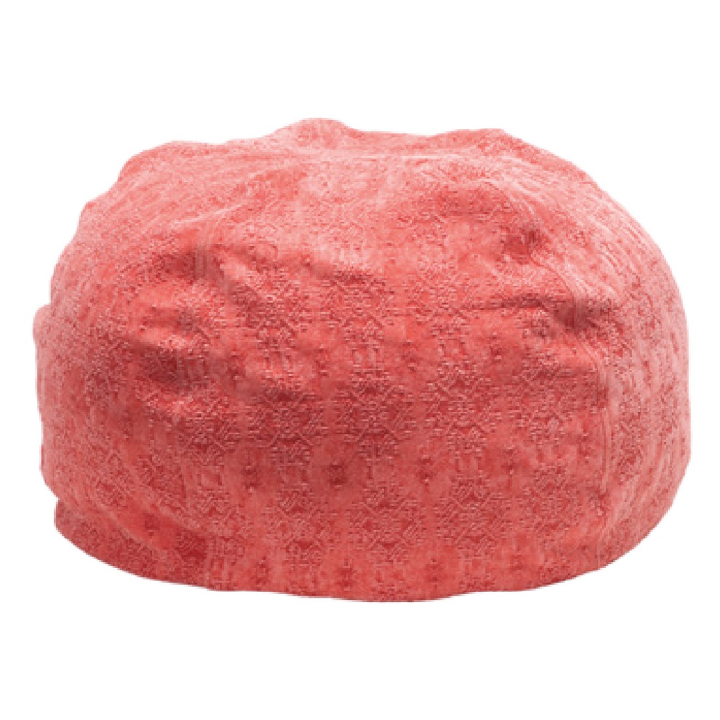 Pouf Bulle Jacquard Stone Washed Kilim - kilim pastèque