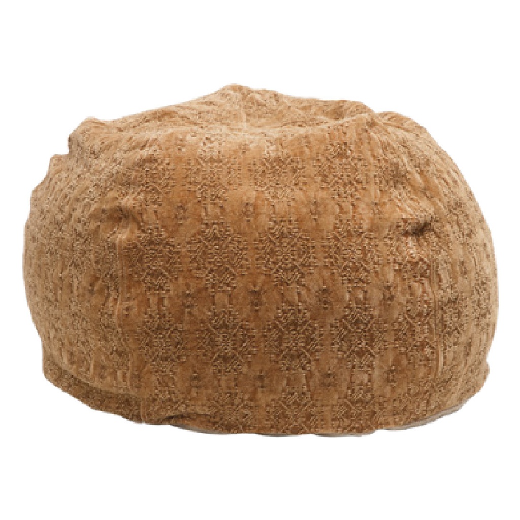 Pouf Bulle Jacquard Stone Washed Kilim - kilim terracotta (40 x 60 cm)