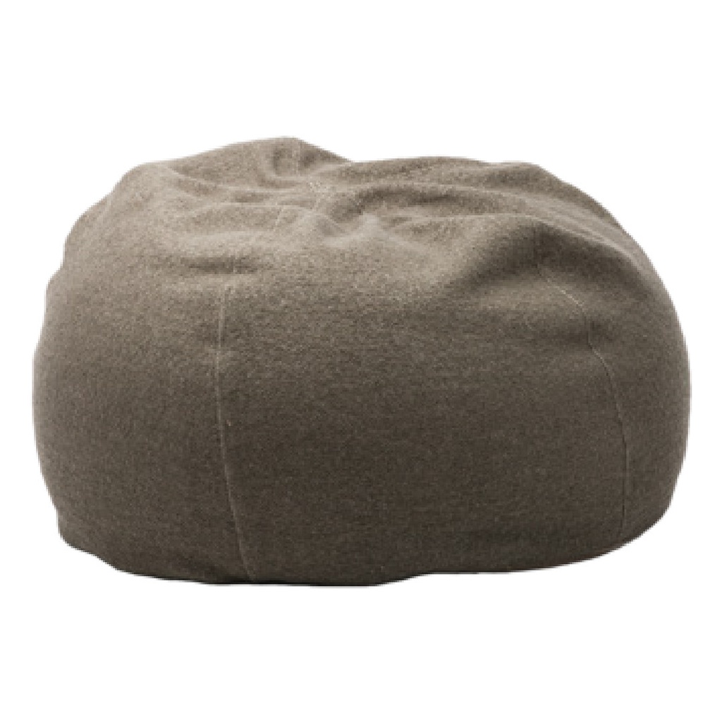 Pouf Bulle Toile Bouclette - écorce (40 x 60 cm)