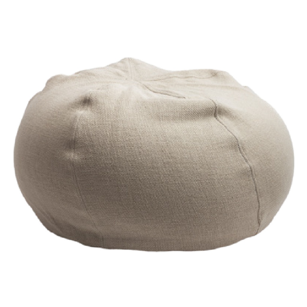 Pouf Bulle Toile Formentera - ciment (40 x 60 cm)