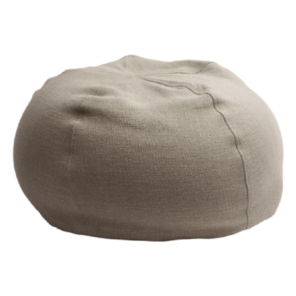 Pouf Bulle Toile Formentera - écorce (40 x 60 cm)