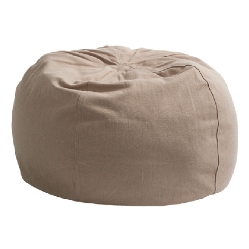 Pouf Bulle Toile Métis Upcyclée - nude