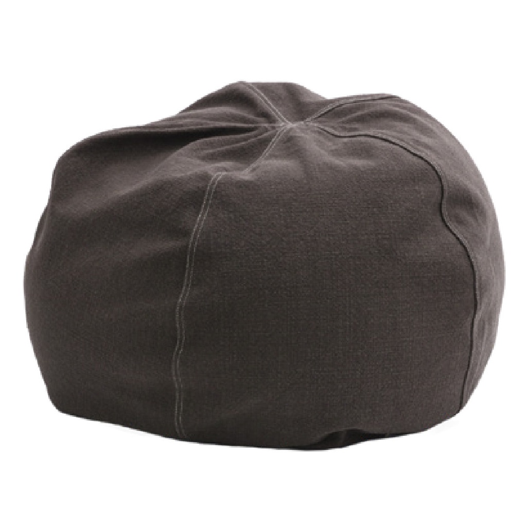 Pouf Bulle Toile Towani Upcyclée - brownie