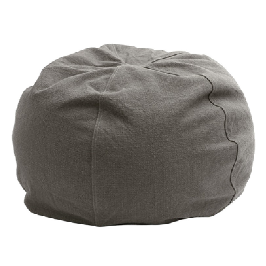 Pouf Bulle Toile Towani Upcyclée - écorce (40 x 60 cm)