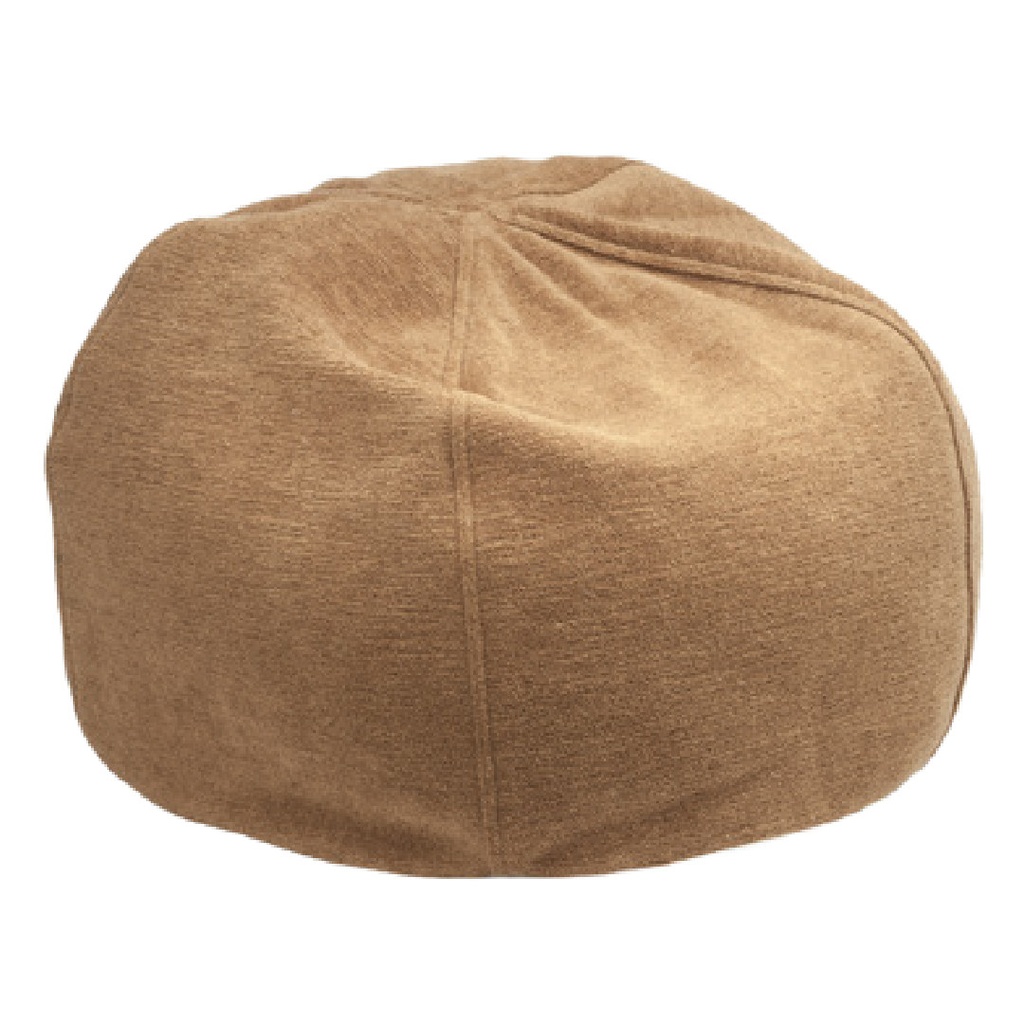 Pouf Bulle Toile Tuftée Upcyclée - rusty (40 x 60 cm)