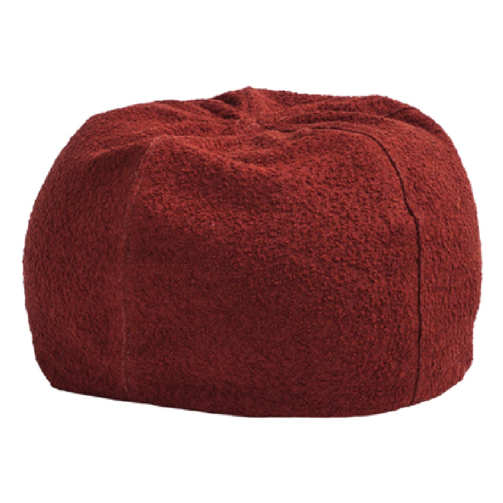 Pouf Bulle Toile Wooly - argile