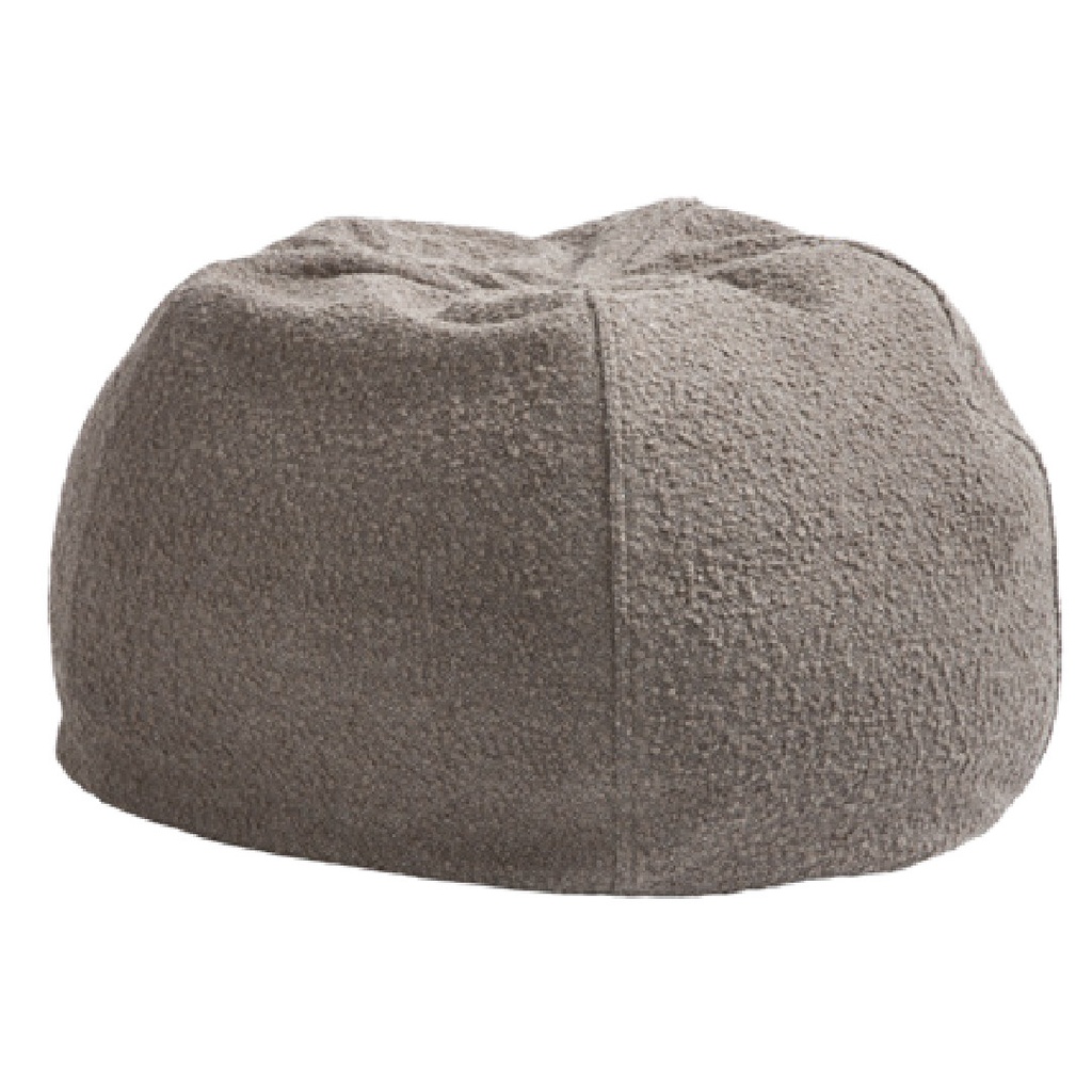 Pouf Bulle Toile Wooly - écorce (40 x 60 cm)