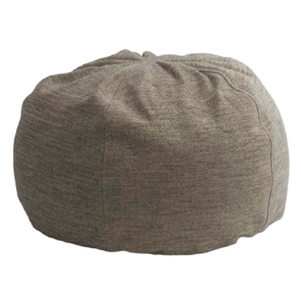 Pouf Bulle Toile de Naples Upcyclée - écorce (40 x 60 cm)