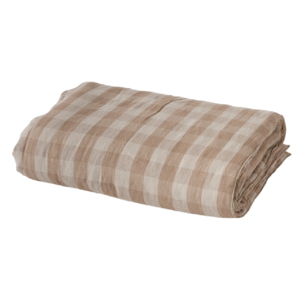 Couette Cocoon Vice Versa Lin Lavé Vichy Cottage - nude