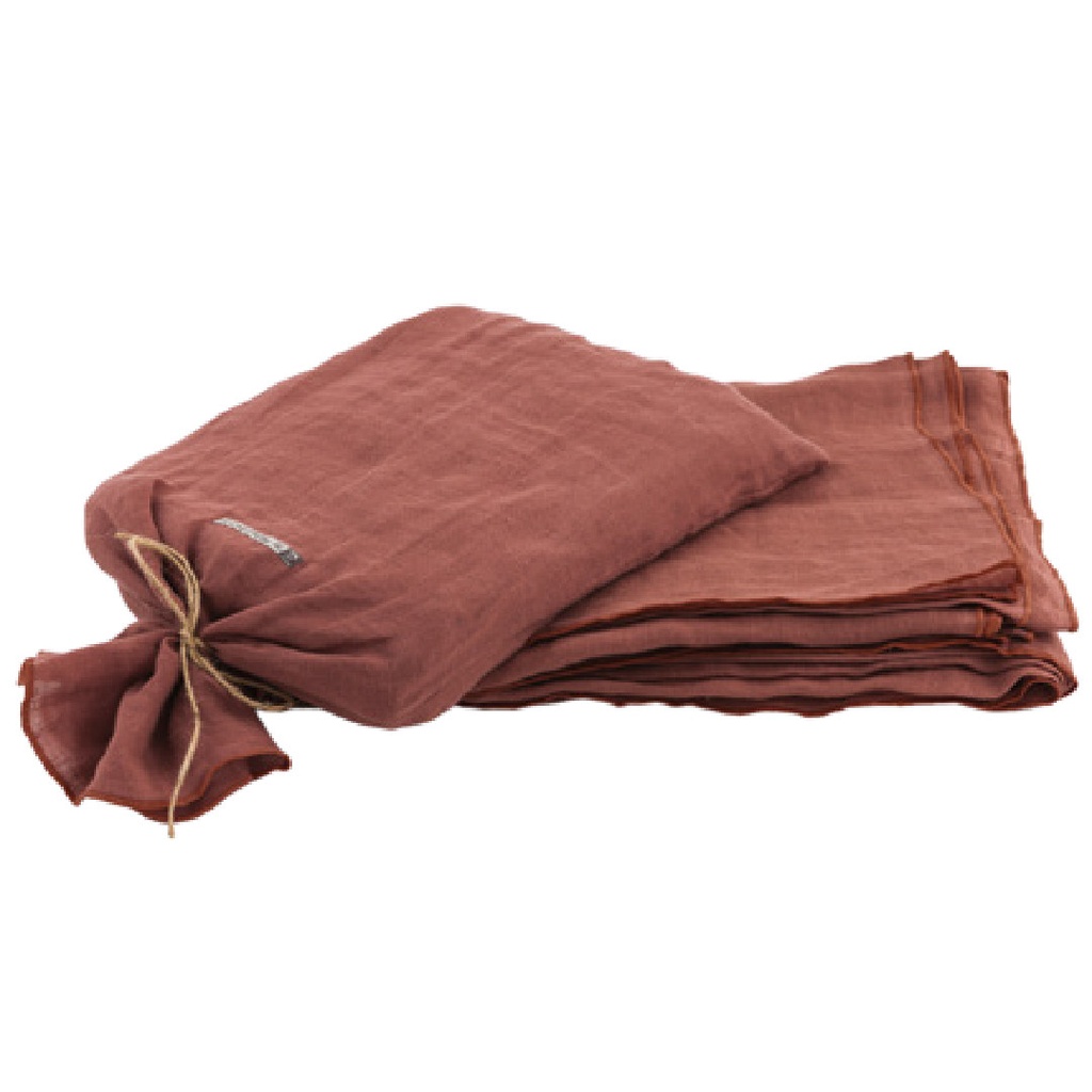 Voile de Voyage Lin - argile