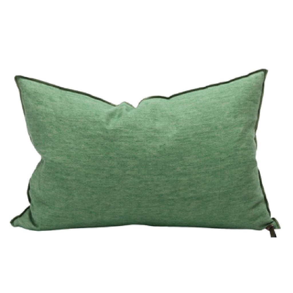 Coussin Vice Versa Lin Lavé Froissé - empire / givré (65 x 65 cm)
