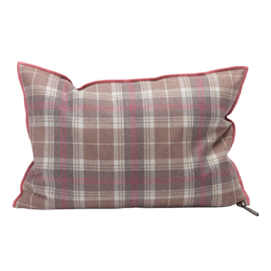 Coussin Vice Versa Drap de Laine Highlander - primrose