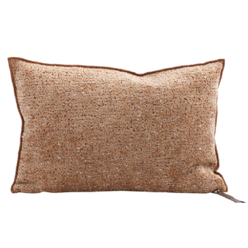 Coussin Vice Versa Chenille Pollock - praline