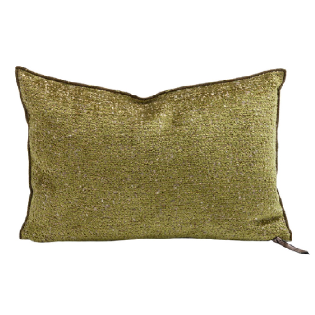 Coussin Vice Versa Chenille Pollock - pistache