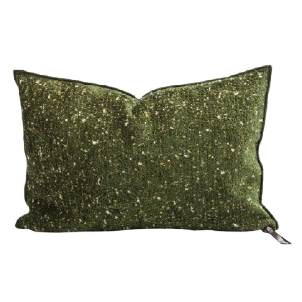 Coussin Vice Versa Chenille Pollock - sous-bois