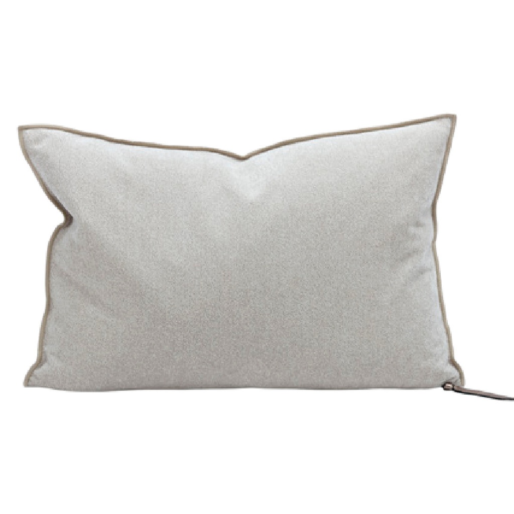 Coussin Vice Versa Chenille Dimore - ciment (65 x 65 cm)