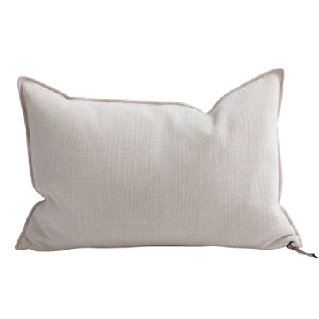Coussin Vice Versa Chenille Como - Fior di latte