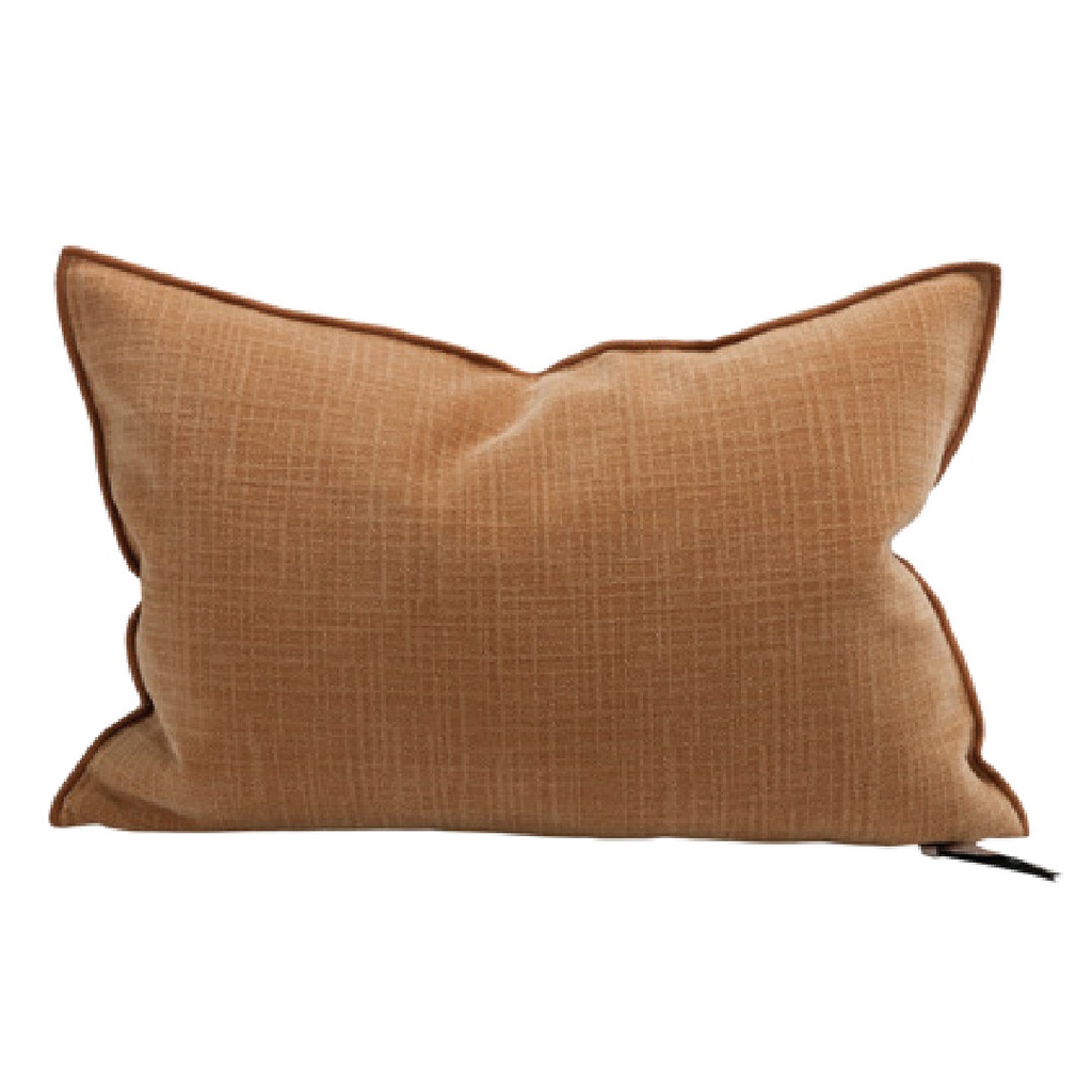 Coussin Vice Versa Chenille Como - praline