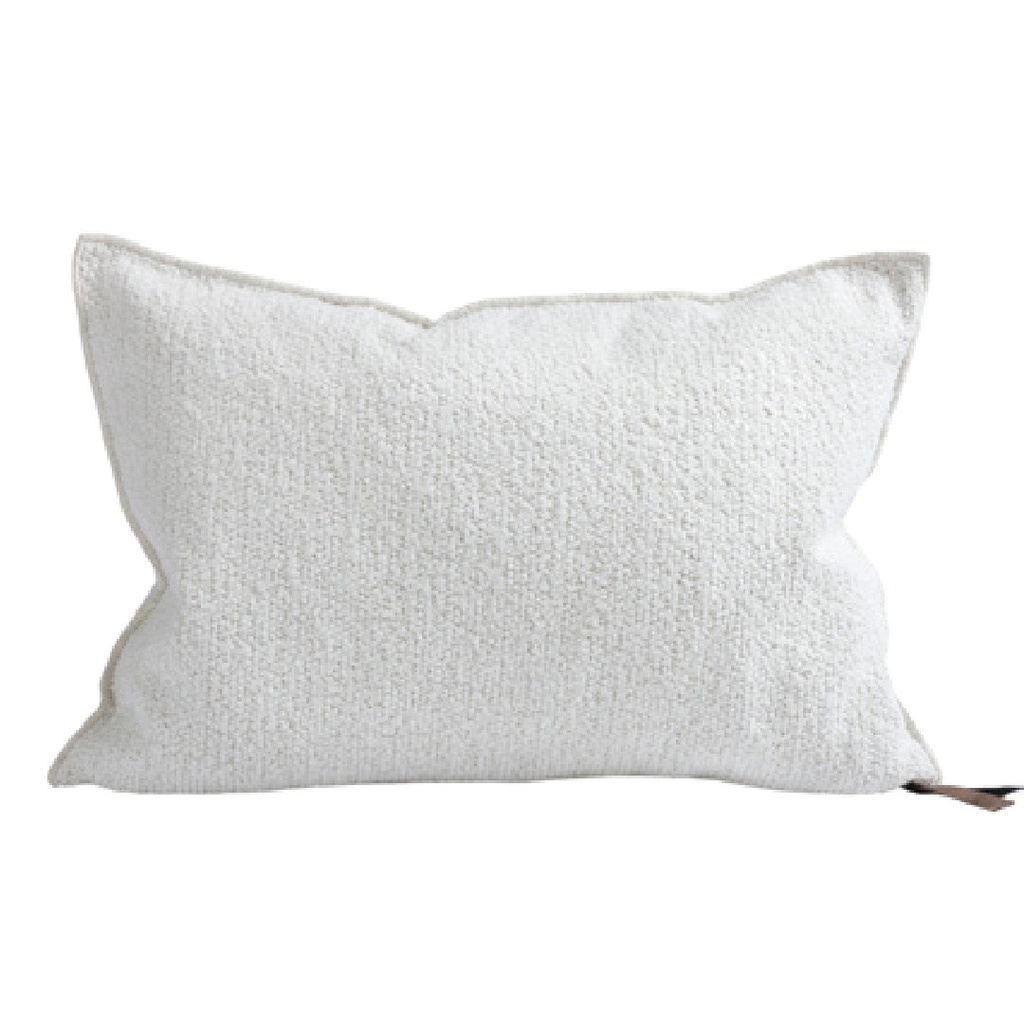 Coussin Vice Versa Bouclette Panettone - blanc (65 x 65 cm)