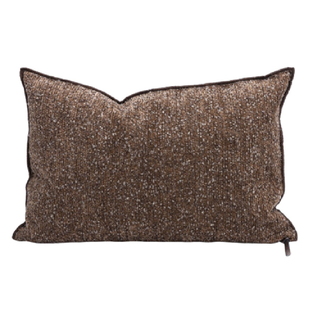Coussin Vice Versa Bouclette Panettone - marron glacé