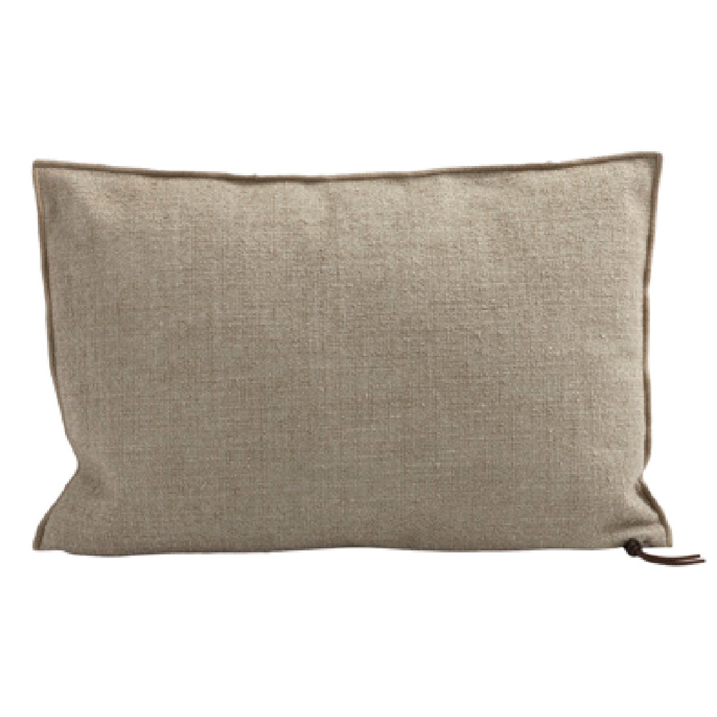 Coussin Vice Versa Toile In & Outdoor Cabana - grège (65 x 65 cm)