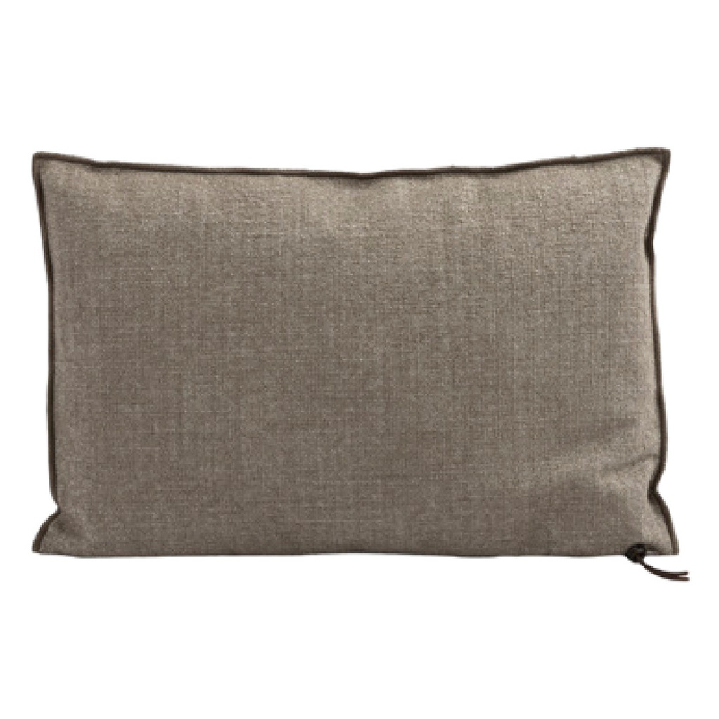 Coussin Vice Versa Toile In & Outdoor Cabana - taupe (65 x 65 cm)