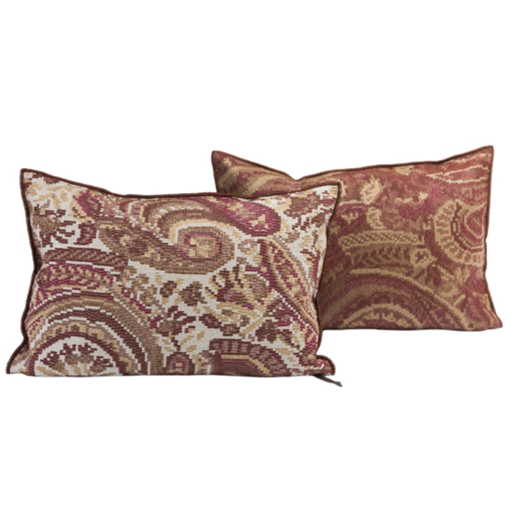 Coussin Vice Versa Jacquard Paisley In & Outdoor - bloomsbury