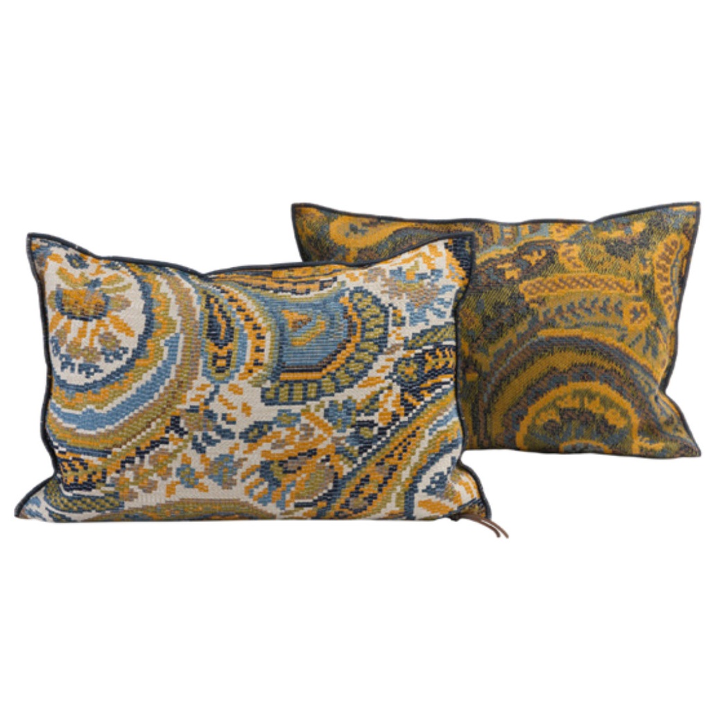 Coussin Vice Versa Jacquard Paisley In & Outdoor - cancun